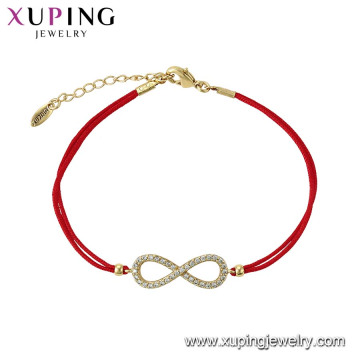 75584 xuping último diseño simple elegante pulsera lindo para niñas en China por mayor